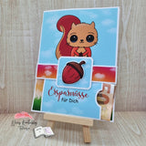 Digiset Eichhörnchen Puschel Plotten, Sublimation, Drucken, Digistamp - Sewando