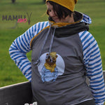 Raglan-Hoodie Kaja Gr. 32-50 inkl. Beamerdatei - Sewando