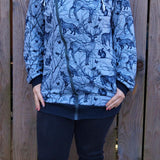 Hoodiejacke "Uma" - Gr. 32-64 - Schnittmuster und Nähanleitung