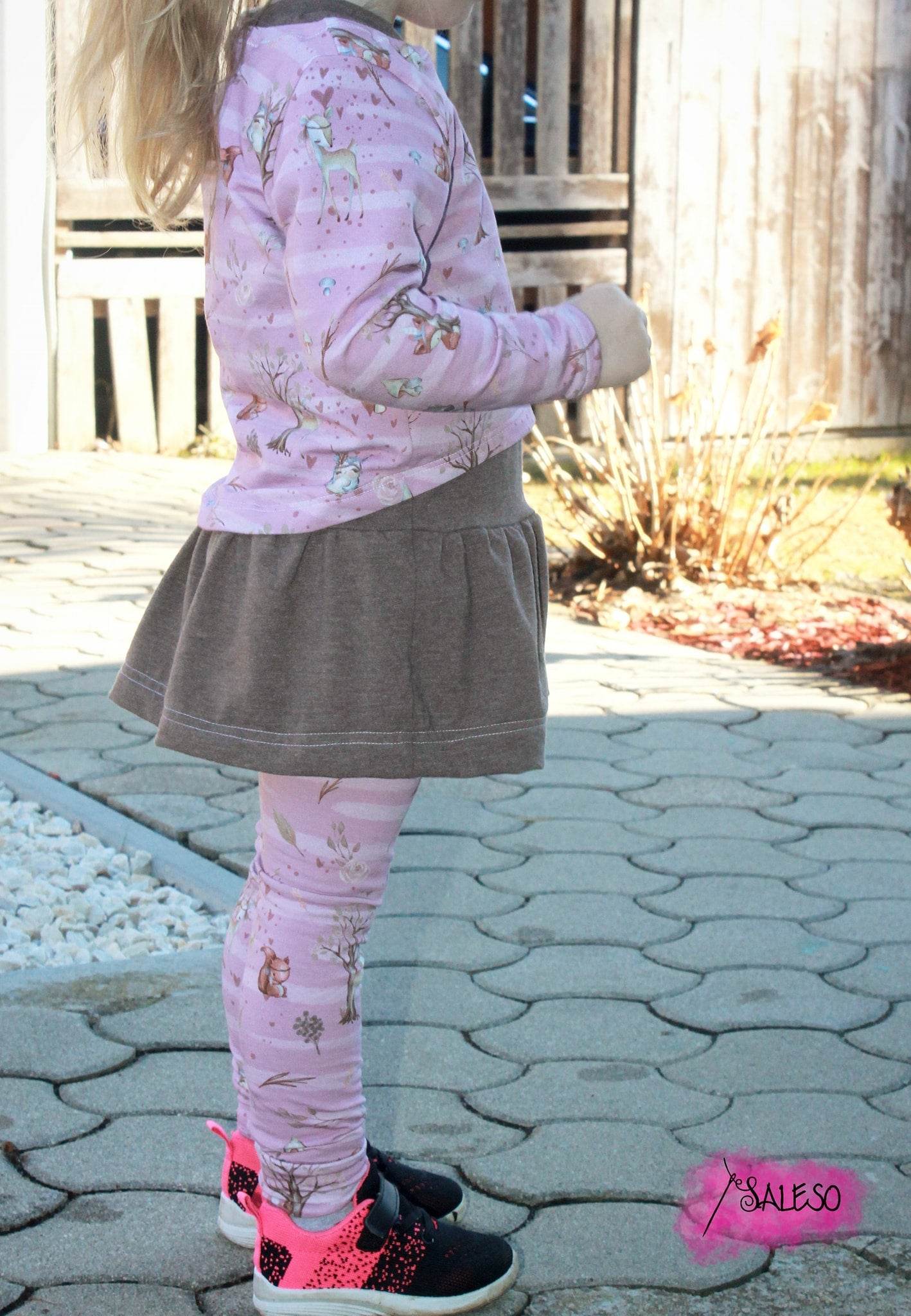 Schnittmuster Leylana - Kurzpulli Gr.74-122 & Crop Gr.86-122 - Sewando