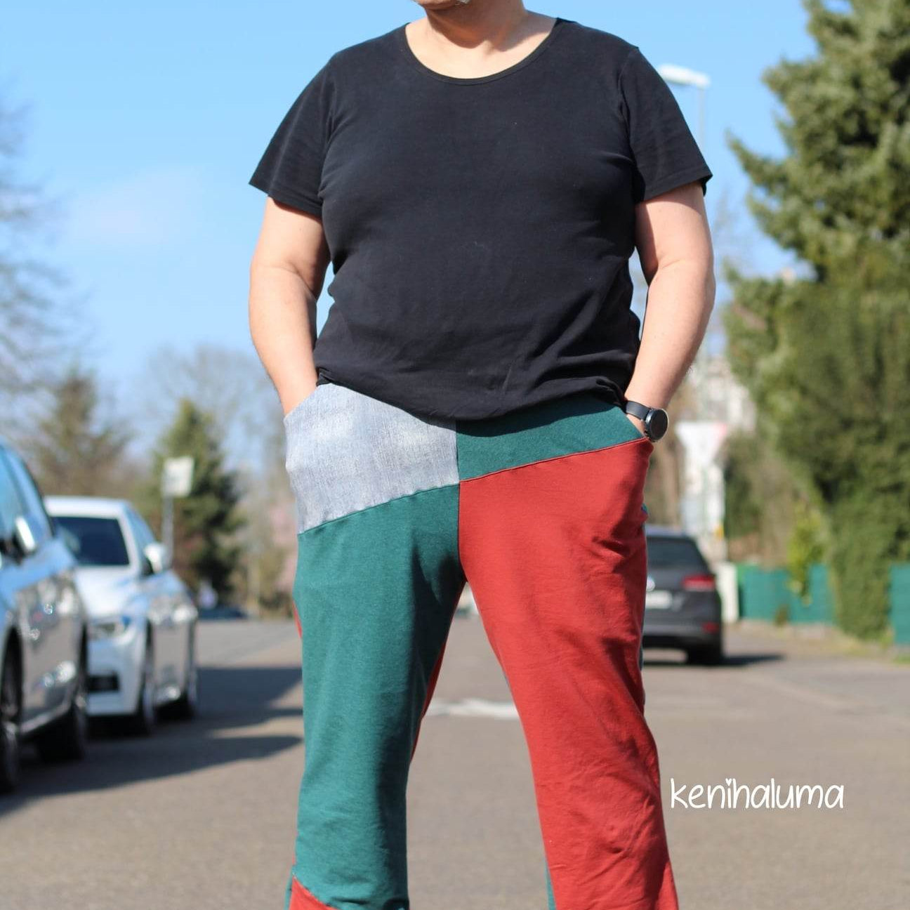 Schnittmuster Freitzeithose Mister Finn Gr. XS-XXXL inkl. Beamerdatei: - Sewando