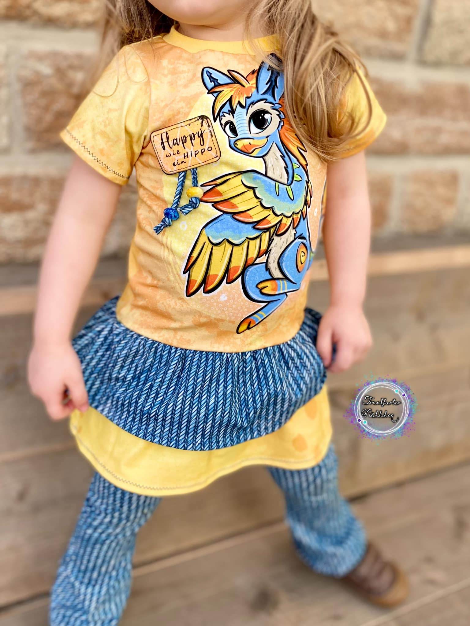 Schnittmuster Leylana - Shirt mit Volant Gr.74-122 - Sewando