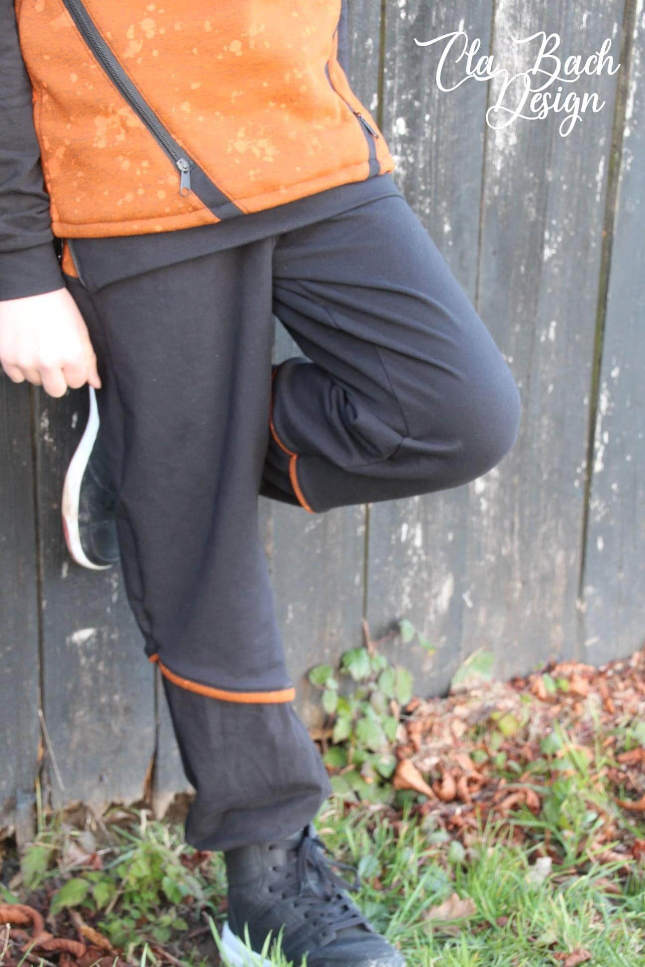Schnittmuster Freitzeithose Mister Finn Gr. XS-XXXL inkl. Beamerdatei: - Sewando
