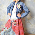 Schnittmuster und Nähanleitung Kinderrock Röckchen Elerara Drehrock Gr. 80–164 - Sewando
