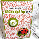 Digiset Marienkäfer Sublimation, Digistamp, Digipaper - Sewando