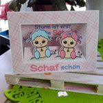 Digiset little sheep Plotten, Sublimation, Drucken, Digistamp, Digipaper - Sewando