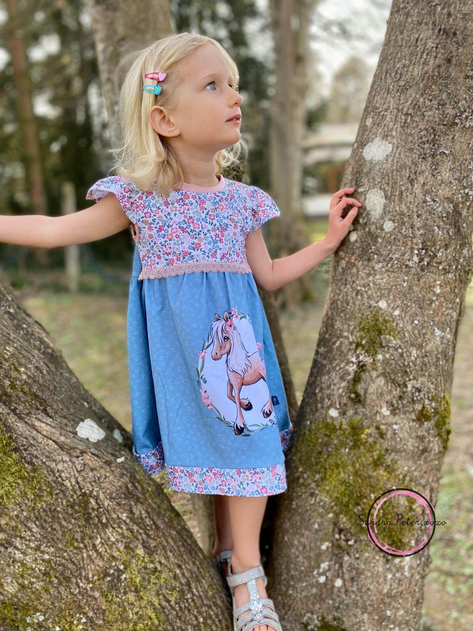 Schnittmuster Leylana - Kleid/Tunika Gr.74 - 122 - Sewando