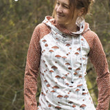 Raglan-Hoodie Kaja Gr. 32-50 inkl. Beamerdatei - Sewando