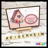 Digiset Vogelhäuschen Plotten, Sublimation, Drucken, Digistamp, Digipaper ! - Sewando