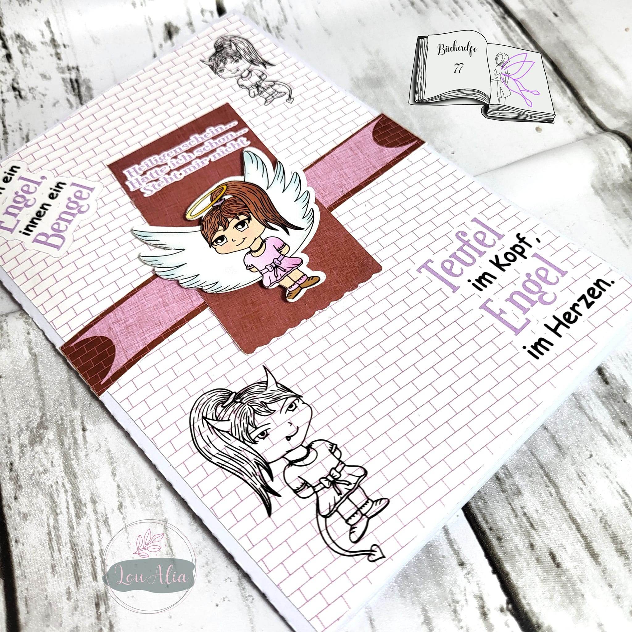 Digiset (B)Engeline Digistamp, Digipaper, Plotterdatei, Sublimation, Druck - Sewando