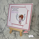 Digiset (B)Engeline Digistamp, Digipaper, Plotterdatei, Sublimation, Druck - Sewando