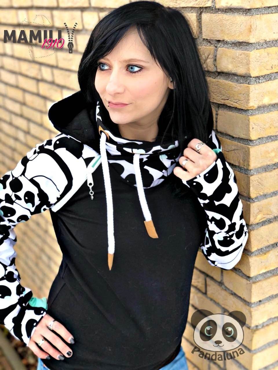 Raglan-Hoodie Kaja Gr. 32-50 inkl. Beamerdatei - Sewando