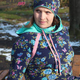 Raglan-Hoodie Kaja Gr. 32-50 inkl. Beamerdatei - Sewando
