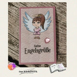 Digiset (B)Engeline Digistamp, Digipaper, Plotterdatei, Sublimation, Druck - Sewando