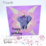 Plotterdatei Elefantenbaby, Sublimation, Digistamp, Digipaper - Sewando
