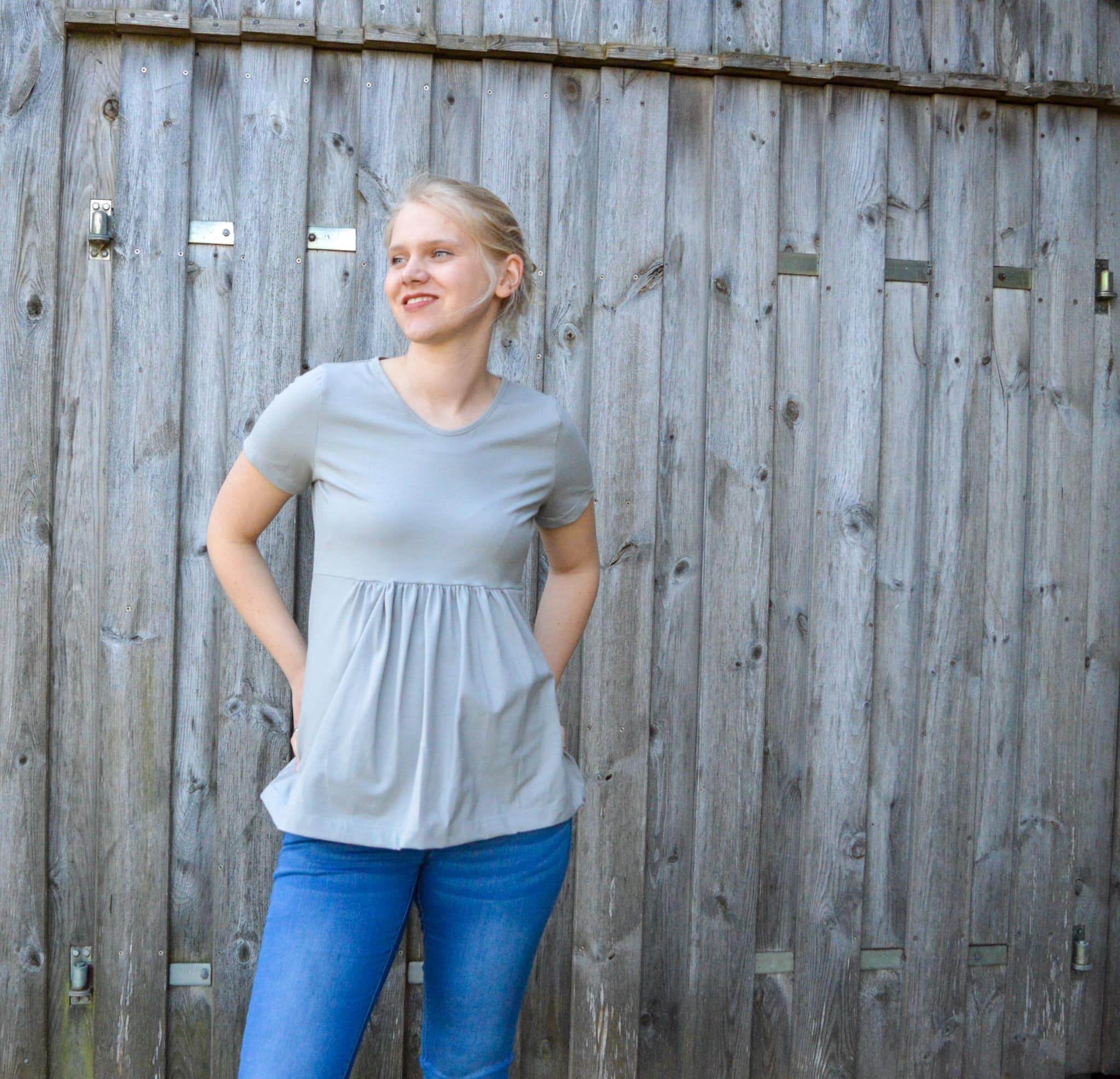 Schnittmuster Emmas Babydollshirt Größe 32 – 50 - Sewando