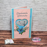 Plotterdatei Elefantenbaby, Sublimation, Digistamp, Digipaper - Sewando