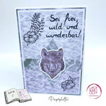 Digiset Wolf Sublimation, Digistamp, Digipaper ! - Sewando