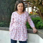 Schnittmuster Emmas Babydollshirt Größe 32 – 50 - Sewando
