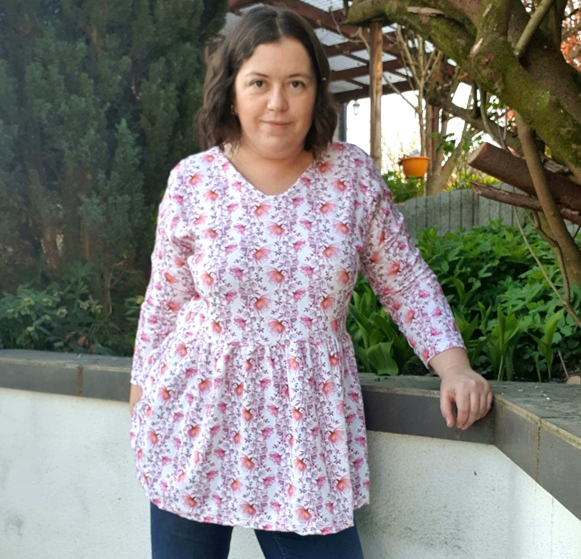 Schnittmuster Emmas Babydollshirt Größe 32 – 50 - Sewando