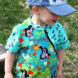 Schnittmuster Hoodie/Shirt Swante Mini Gr. 80-122 inkl. Beamerdatei: - Sewando