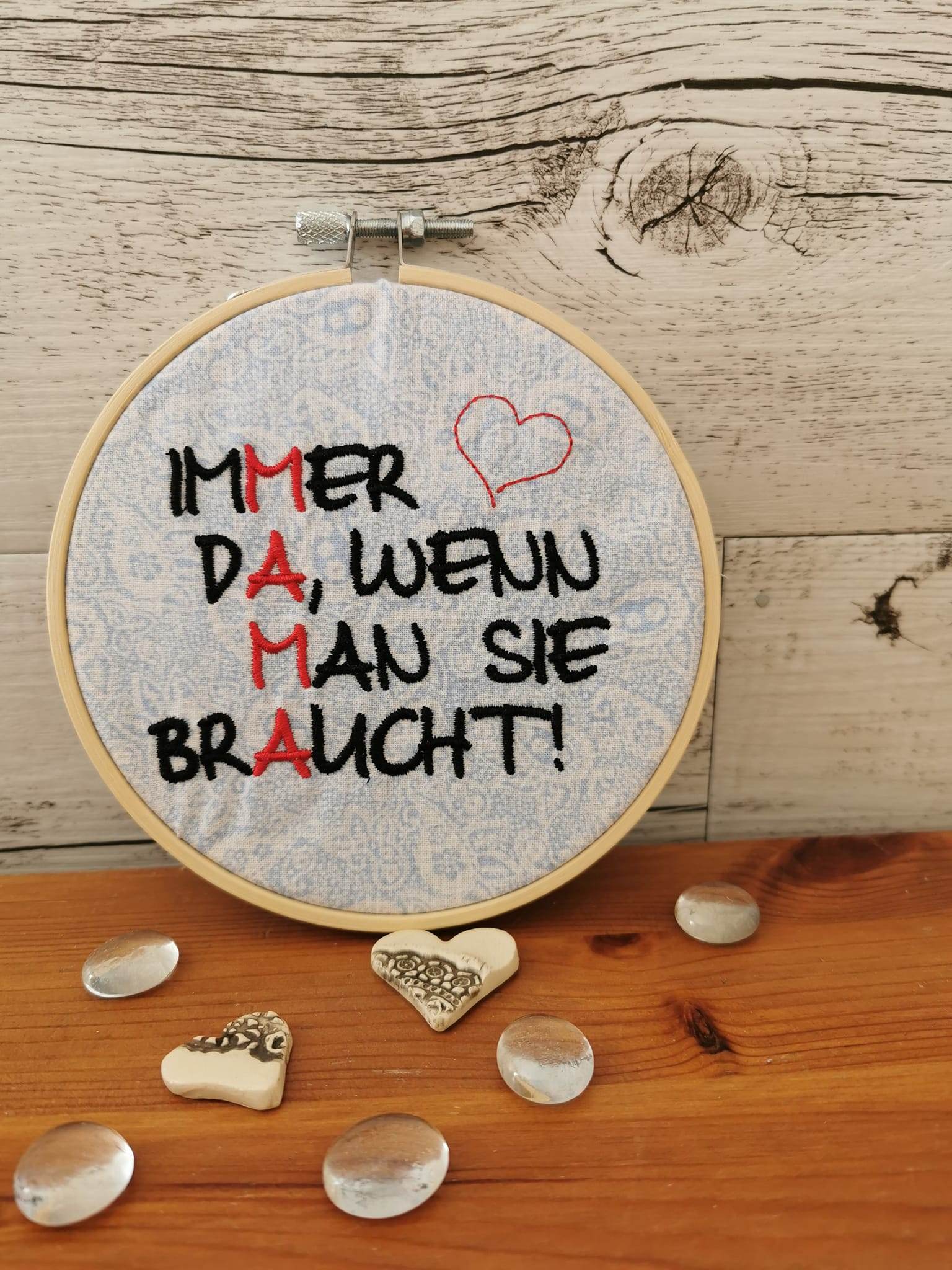 Stickdatei - MAMA ist immer da - Sewando