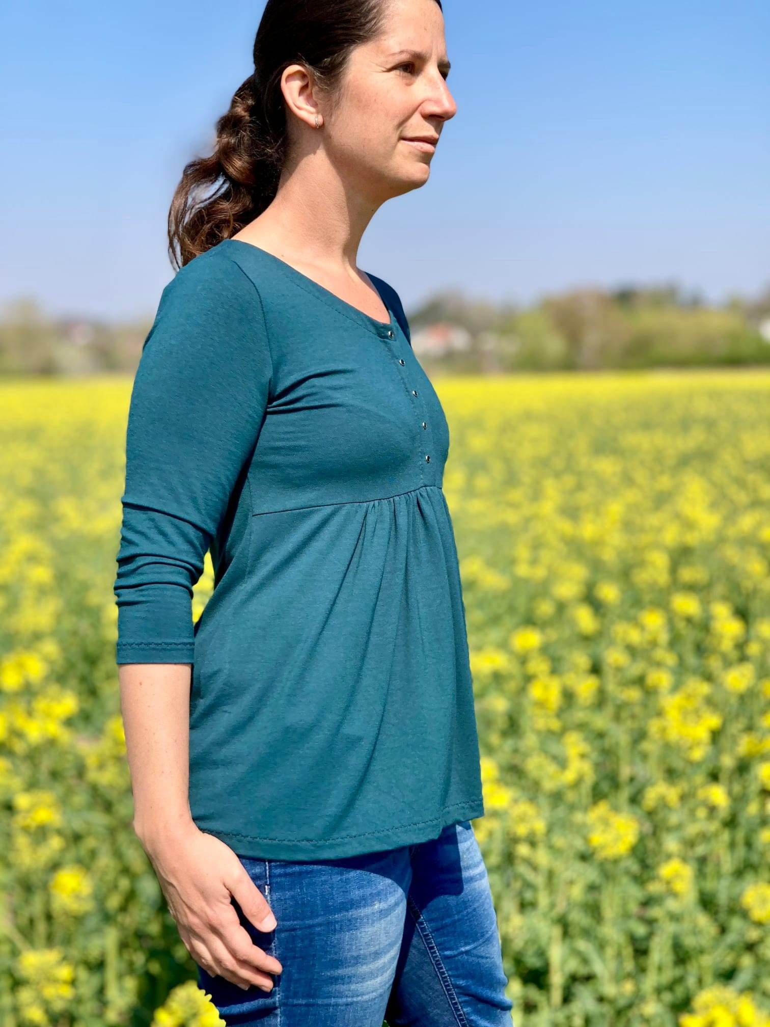 Schnittmuster Emmas Babydollshirt Größe 32 – 50 - Sewando
