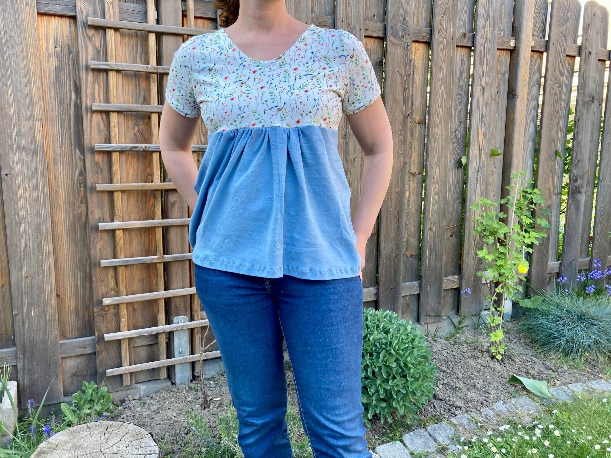 Schnittmuster Emmas Babydollshirt Größe 32 – 50 - Sewando