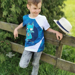 Schnittmuster Hoodie/Shirt Swante Junior Gr. 122-164 inkl. Beamerdatei - Sewando