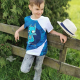 Schnittmuster Hoodie/Shirt Swante Junior Gr. 122-164 inkl. Beamerdatei - Sewando