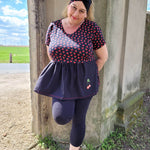 Schnittmuster Emmas Babydollshirt Größe 32 – 50 - Sewando