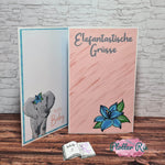 Plotterdatei Elefantenbaby, Sublimation, Digistamp, Digipaper - Sewando