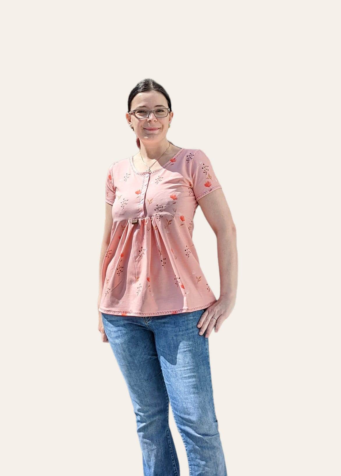 Schnittmuster Emmas Babydollshirt Größe 32 – 50 - Sewando