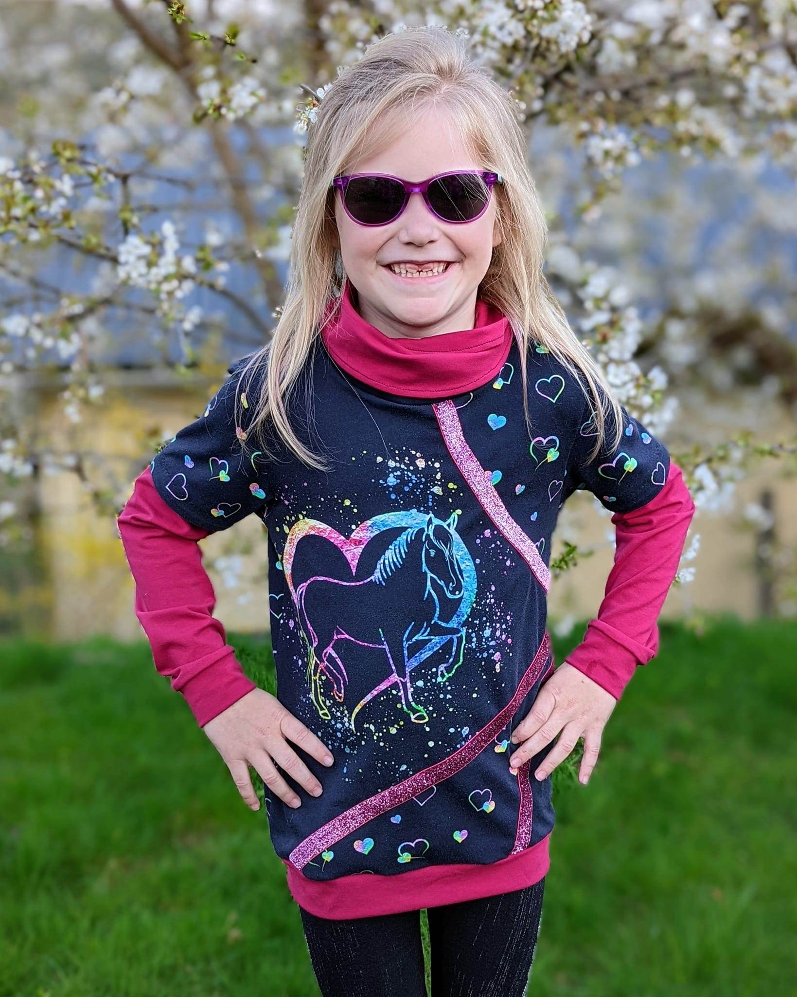 Schnittmuster Hoodie/Shirt Swante Junior Gr. 122-164 inkl. Beamerdatei - Sewando