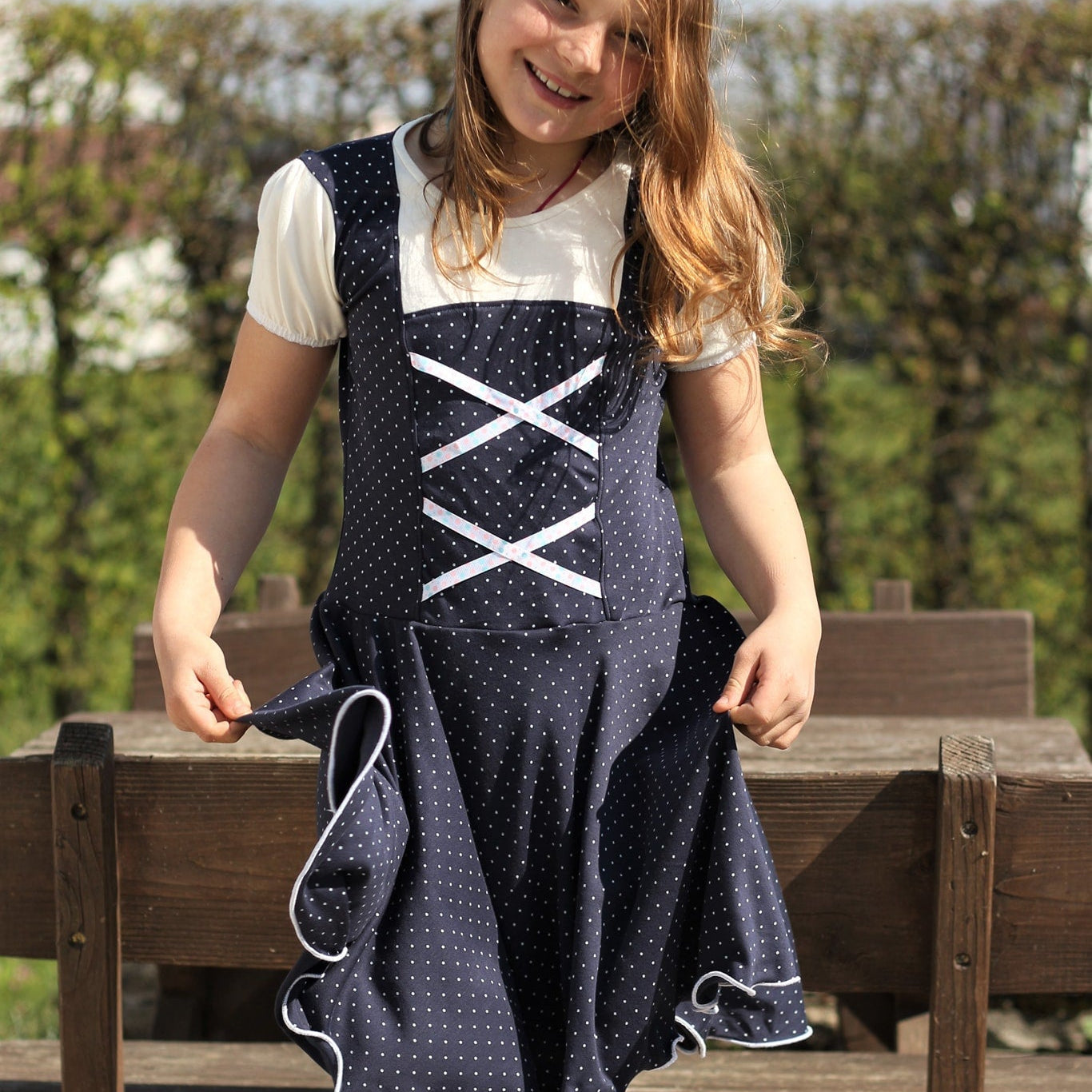Ebook Jerseykleid "Dirndl Freya" Gr. 122-152 Schnittmuster - Sewando