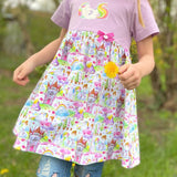 Schnittmuster Leylana - Kleid/Tunika Gr.74 - 122 - Sewando