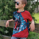 Schnittmuster Hoodie/Shirt Swante Junior Gr. 122-164 inkl. Beamerdatei - Sewando