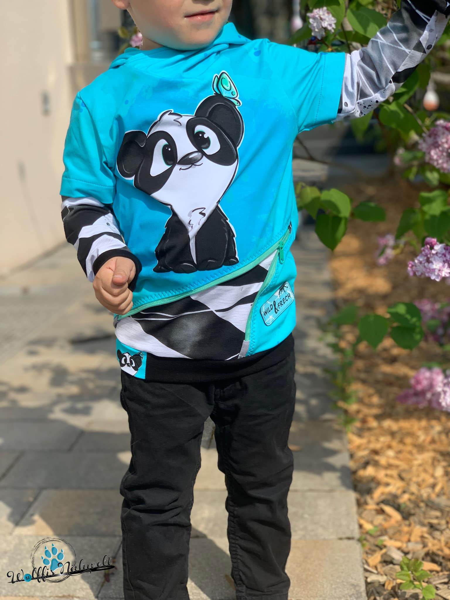 Schnittmuster Hoodie/Shirt Swante Mini Gr. 80-122 inkl. Beamerdatei: - Sewando