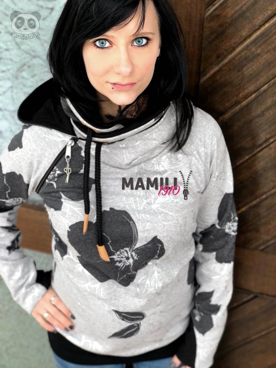 Raglan-Hoodie Kaja Gr. 32-50 inkl. Beamerdatei - Sewando
