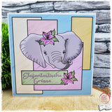 Plotterdatei Elefantenbaby, Sublimation, Digistamp, Digipaper - Sewando