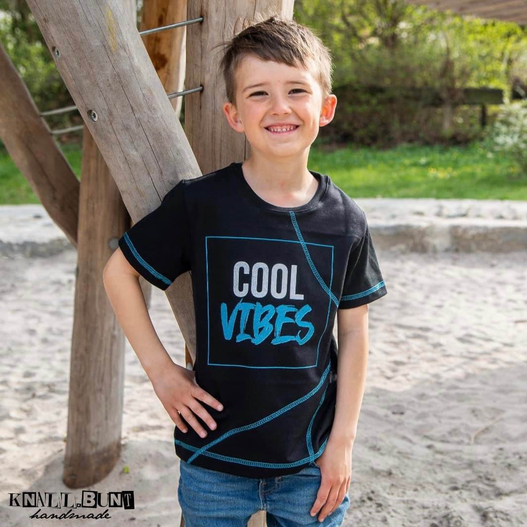 Schnittmuster Hoodie/Shirt Swante Mini Gr. 80-122 inkl. Beamerdatei: - Sewando