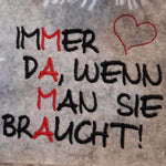 Stickdatei - MAMA ist immer da - Sewando