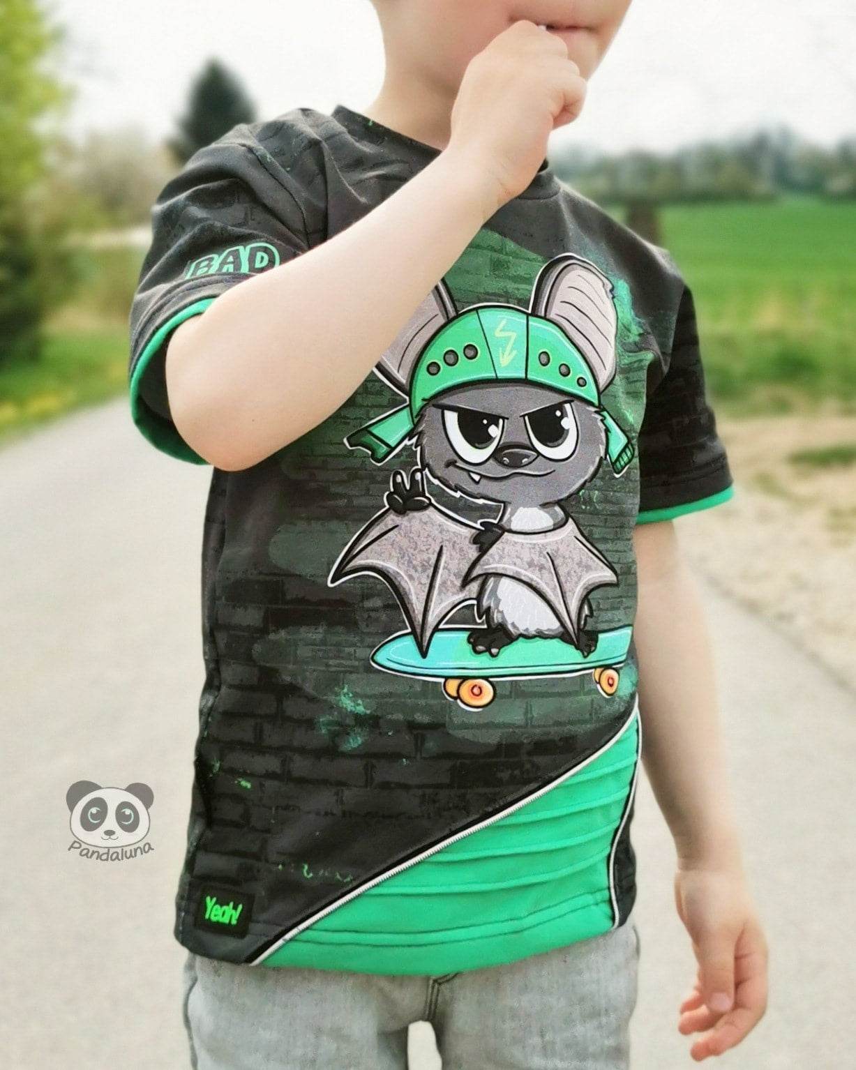 Schnittmuster Hoodie/Shirt Swante Mini Gr. 80-122 inkl. Beamerdatei: - Sewando