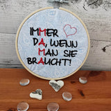 Stickdatei - MAMA ist immer da - Sewando