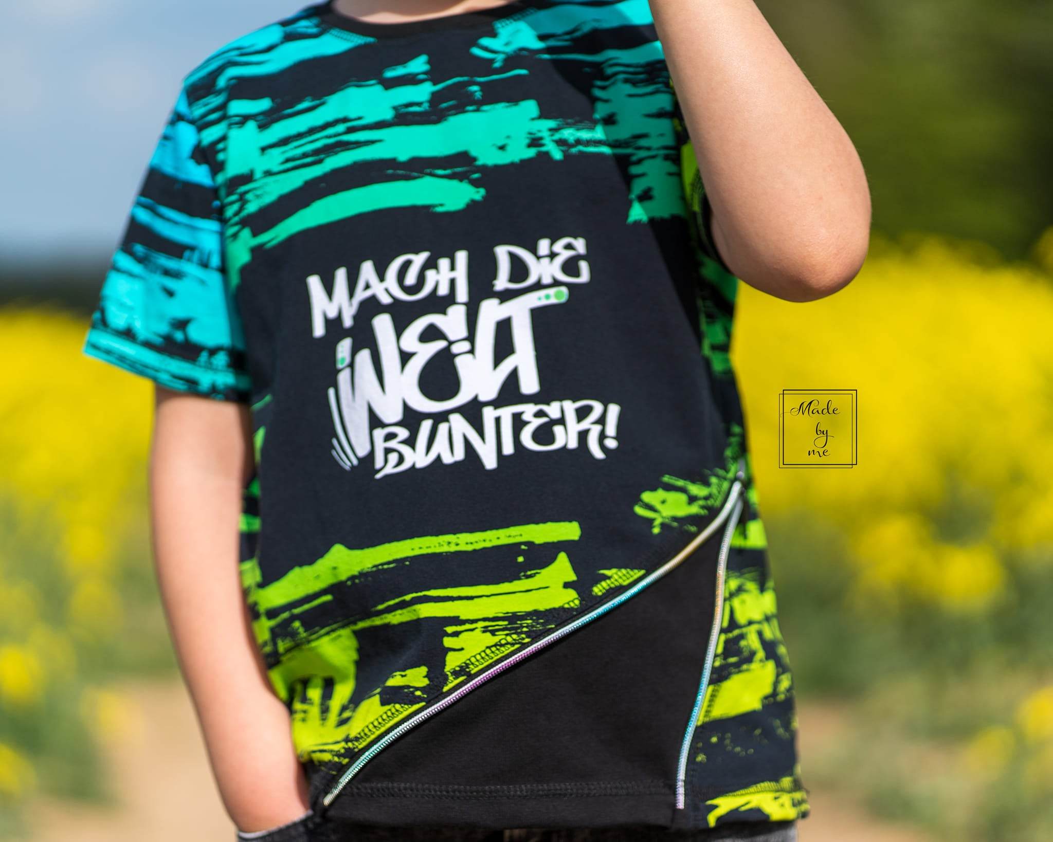 Schnittmuster Hoodie/Shirt Swante Mini Gr. 80-122 inkl. Beamerdatei: - Sewando