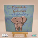Plotterdatei Elefantenbaby, Sublimation, Digistamp, Digipaper - Sewando