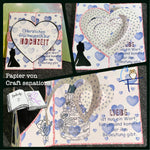 Digiset Hochzeitstorte Plotten, Sublimation, Drucken, Digistamp - Sewando