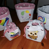 Stickdatei - Rainbow-Mix (10 Dateien) inkl. ITH-Untersetzer - Sewando