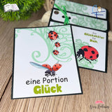 Digiset Marienkäfer Sublimation, Digistamp, Digipaper - Sewando