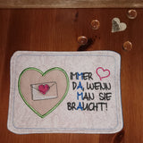 Stickdatei - Mugrug "MAMA ist immer da" in 2 Versionen